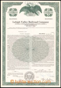 64548 - 1982 USA  akcie Lehigh Valley Railgoad Company, orel v záhl
