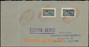 64571 - 1925 air-mail letter private line Montevideo - Florida, fran