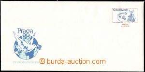 64608 - 1987 CSO5, Exhibition PRAGA ´88, incl. inserted signed PF, 