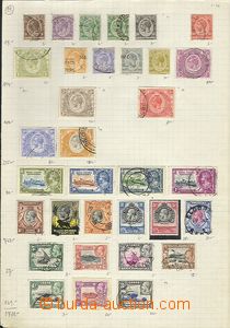 64763 - 1925-60 collection used stamp. on 3 volých pages incl. šil