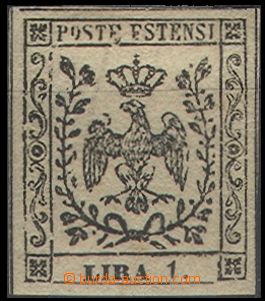 64778 - 1852 Mi.6/I. Orel s korunou, dobrý střih, nálepka a zbytk