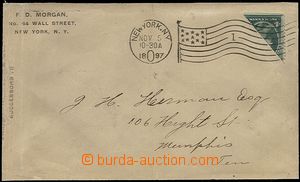64872 - 1897 USA  letter sent from New York 5.Nov.97 to Memfhisu fra