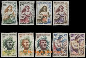 64956 - 1958 Mi.1-9 People's types, mint never hinged, c.v.. 26€