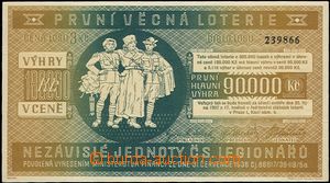 64976 - 1937 lottery ticket Nezávislé unity Czechoslovak legionari
