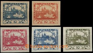 65114 -  trial print 10h, 5 pcs of Neotypie (gravure-print), various