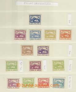 65169 -  selection of 34 pcs of stamp. with private perf, sorted acc