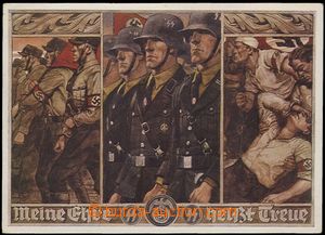 65187 - 1940 Meine Ehre heisst Treue, NSDAP; large format, Un, light