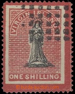 65297 - 1866 Mi.4?, Svatá Uršula, lehký lom růžku, skvrna lepid