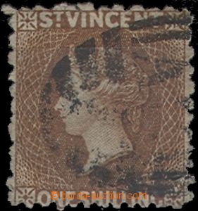 65309 - 1869 Mi.7 Queen Victoria, short cutting in margin, worse per