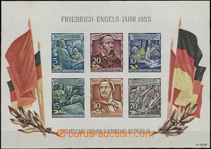 65373 - 1955 Mi.Bl.13, miniature sheet Engels, without perf, c.v.. 7
