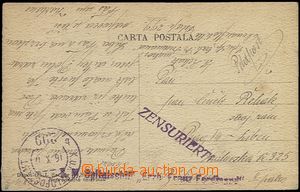 65443 - 1917 S.M.Spitalschiff Erzh.Franz Ferdinand, fialové řádko