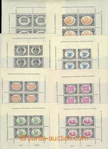 65458 - 1949 selection of 18 pcs of miniature sheets UPU