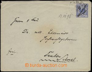 66180 - 1898 DEUTSCH-OSTAFRIKA, dopis zaslaný do Německa, vyfr. p