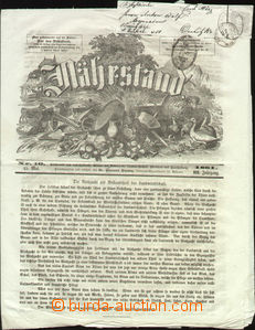 66196 - 1861 celé noviny Mährstand, vyfr. novinovou zn. Mi.23, ví