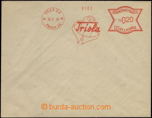 66247 - 1940 bianko obálka s OVS PRAG 24/ PRAHA 24/ Triola + kresba