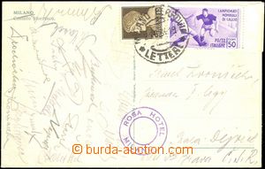 66801 - 1934 SPORTSMEN / FOOTBALL  postcard from World Championship 