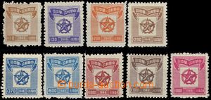 66831 - 1949 Mi.98-106 star, complete set., issue without gum, vario