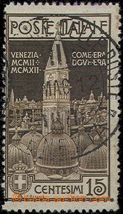67222 - 1912 Mi.106, Campanile, lower 2x horiz. perf, for specialist