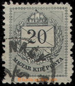 67262 - 1874 Mi.19B postage stmp, highest value 20Kr, line perforati