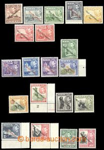 67780 - 1948 set 20 pcs of postage stmp with overprint SELF - GOVERN