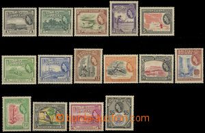 67793 - 1954 Mi.199-213; SG.331-345, complete set 15 pcs of stamp., 