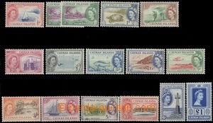 67799 - 1953-59 Mi.136-50; SG.148-61a, complete set 15 pcs of stamp.