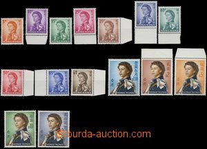 67824 - 1962 whole set 15 pcs of stamp. 196-210 (SG.196-210), wmk un