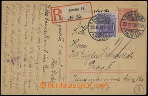 67885 - 1919 dopisnice Mi.P107 I., dofr. zn. 20Pf Germania, zaslaná