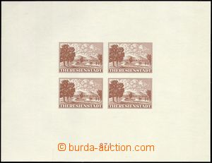67945 - 1943 Pof.PrA1a, promotional miniature sheet for Red Cross, c
