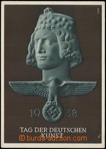 68123 - 1938 promotional Ppc, German art; large format, Un, memorial