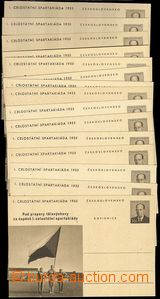 68352 - 1955 CDV123/1-15, Spartakiáda 1955, 1. vydání, kompl. sé