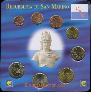 68477 - 2006-07 SAN MARINO  kompletní sada Euro mincí 1c - 2€, r