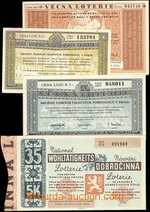 68603 - 1940-44 BOHEMIA-MORAVIA  comp. 4 pcs of tickets, good condit