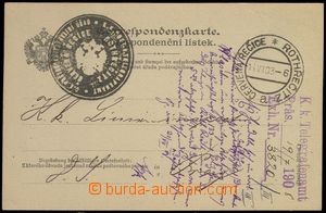 68634 - 1903 úřední dopisnice osvobozená od poštovného (Sch.51