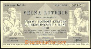 68707 - 1928 ČSR I.  los věcné loterie Výboru pro pořádání V