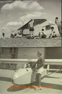 68723 - 1946 Východský Jan - sestava 7ks fotografií z plachtařsk