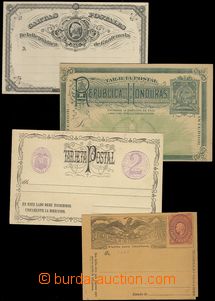 69083 - 1886-1900 comp. 5 pcs of decorative p.stat 1x PC, 1x letter-