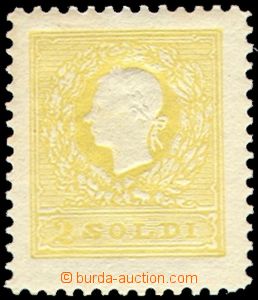 69258 - 1884 reprint stamp. The 2nd issue 2So yellow, ND6 II, exp. R