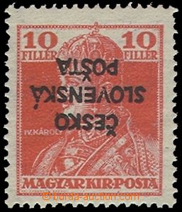 70302 -  Pof.RV146 Pp, Žilina issue (Šrobár's overprint),  Charle