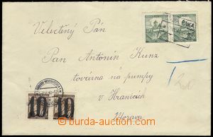 70325 - 1940 Hranice postage-due provisional on/for insufficiently v