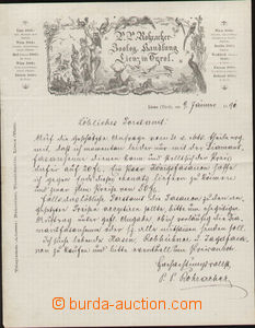 71411 - 1896 heading letter, firm P. Rohracher, Lienz in Tyrol (shop