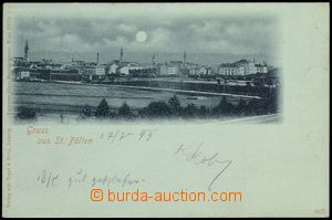 71435 - 1899 Sankt Pölten - celkový pohled, zelený odstín; DA, p