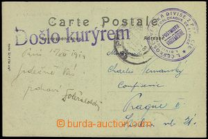 71971 - 1919 FRANCE  postcard Paris to Czechoslovakia  member legion