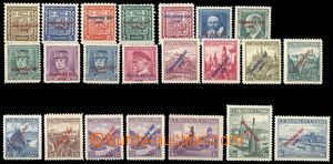 72112 - 1939 Alb.2-22 + 19b overprint, complete set, all expertized,