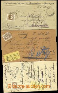 72323 - 1895-97 comp. 3 pcs of entires (envelope, folded letter, fol