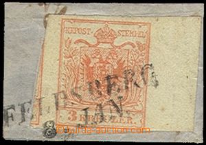 72445 - 1850 Mi.3Y, MP, type IIIa, light red color,  R margin, irreg