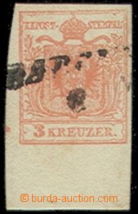 72452 - 1850 Mi.3Y, MP, type IIIb, dull red, lower margin, nice, cer