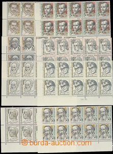 72595 - 1981 Pof.2474-2781, levé dolní rohové 10-bloky s datem ti