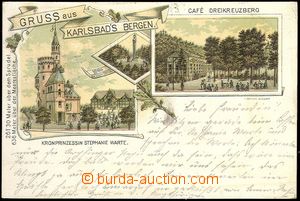 72877 - 1898 KARLOVY VARY (Karlsbad) - litografická koláž; DA, pr