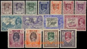 72948 - 1947 complete set 15 pcs of stamp. SG.68-82, very fine, cat.